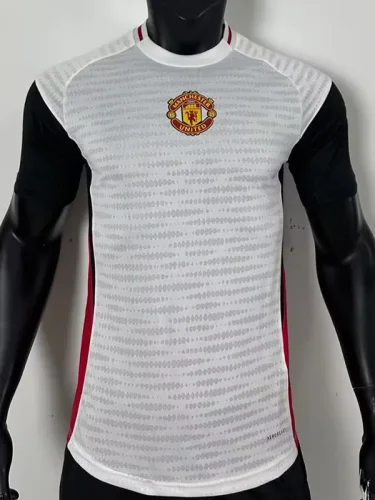 25-26 Man Utd White Player Version Training Shirts