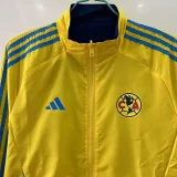 25-26 Club America Yellow & Royal blue Double Sided Windbreaker (双面风衣)