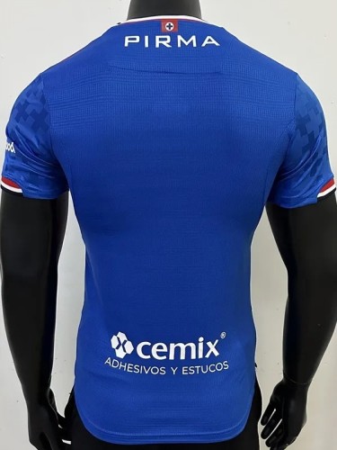 25-26 Cruz Azul Home Player Version Soccer Jersey