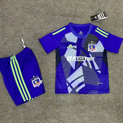 25-26 Colo-Colo Purple Goalkeeper Kids Soccer Jersey