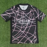 25-26 PSG Pink Black Special Edition Fans Training shirts