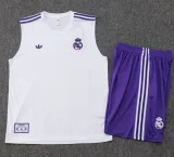 25-26 RMA White Tank top and shorts suit #D2511