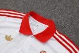 25-26 Bayern White Polo Tracksuit #C2510