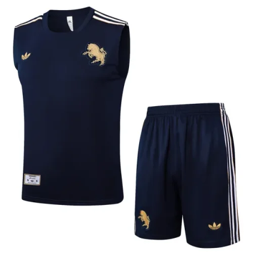 25-26 JJUV Royal blue Tank top and shorts suit #D2518