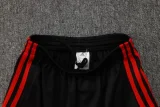 25-26 Flamengo Black Tank top and shorts suit #D2530