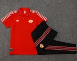 25-26 Man Utd Red Polo Tracksuit #C2506
