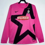 2011-2012 JUV Pink Long Sleeve Retro Soccer Jersey (长袖)