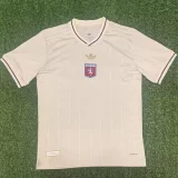 2024-25 Lyon Beige Anniversary Edition Fans Soccer Jersey