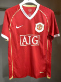 2006-2007 Man Utd Home Player Version 球员 Retro Soccer Jersey
