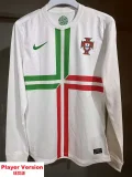 2012 Portugal Away Player Version 长袖球员Long Sleeve Retro Soccer Jersey