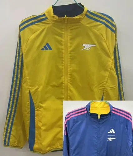 25-26 ARs Yellow & Royal blue Double Sided Windbreaker (双面风衣)