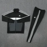 2025 AD Black Grey Jacket Tracksuit #AJ23