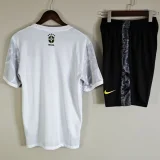 25-26 Brazil White Training Short Suit