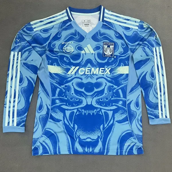 25-26 Tigres UANL Away Long Sleeve Soccer Jersey (长袖)