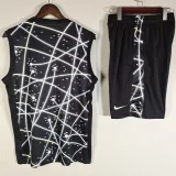 25-26 CHE Black White Tank top and shorts suit (背心套装)