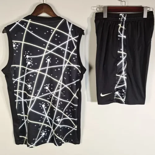 25-26 CHE Black White Tank top and shorts suit (背心套装)
