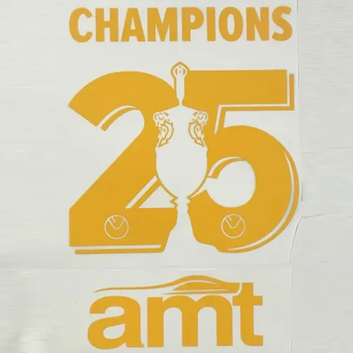 2024-25 Leeds United Home Print Champions #25 amt Fans Soccer Jersey