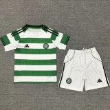 25-26 Celtic Home Kids Soccer Jersey