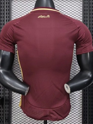 25-26 Algeria Brown Red Player Version Training shirts