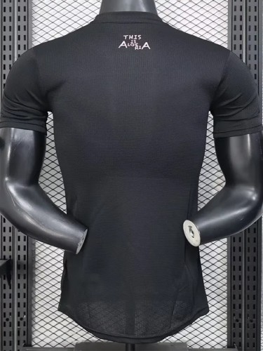 25-26 Algeria Black Player Version Training shirts (粉标)