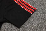 25-26 Man Utd Black Training Short Suit #D2535