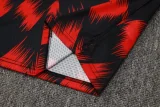 25-26 Flamengo Red Black Training Short Suit #D2542