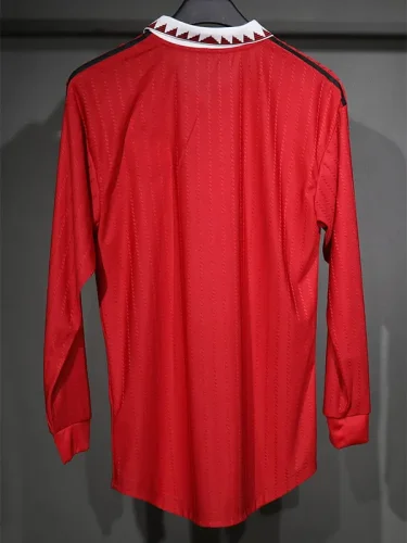 2022-23 Man Utd Home Long Sleeve Player Version Soccer Jersey (长袖球员)