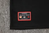 25-26 Man Utd Black Training Short Suit #D2535