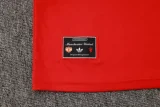 25-26 Man Utd Red Tank top and shorts suit #D2541