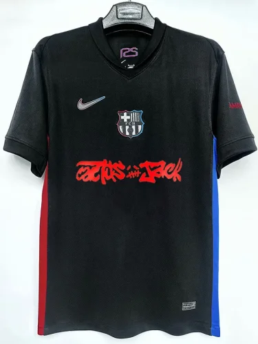 2024-25 BAR Away Limited Edition Fans Soccer Jersey (Cactus Jack)红前后