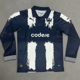 25-26 Monterrey Royal Blue Long Sleeve Soccer Jersey(长袖)