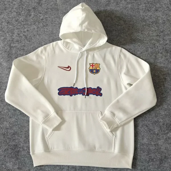 25-26 BAR White Hoody 白色(加绒)彩标