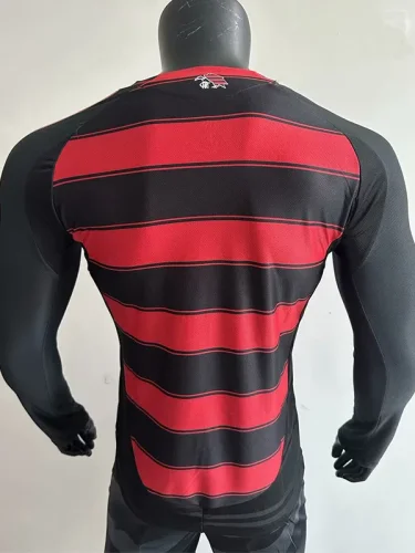 25-26 Flamengo Home Long Sleeve Player Version Soccer Jersey (长袖球员)