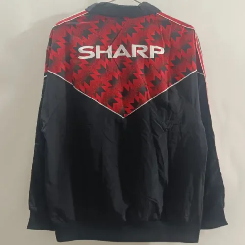 25-26 Man Utd Red Black Windbreaker