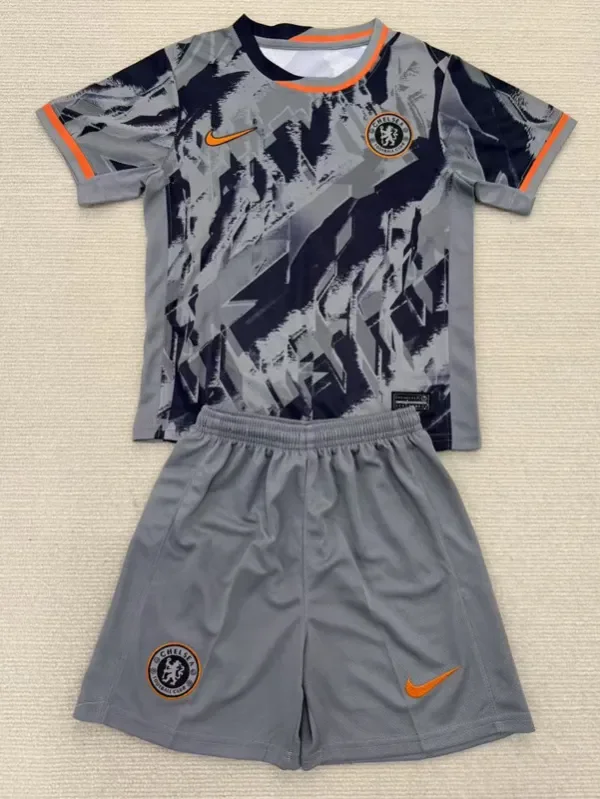 25-26 CHE Gray Concept Edition Kids Soccer Jersey