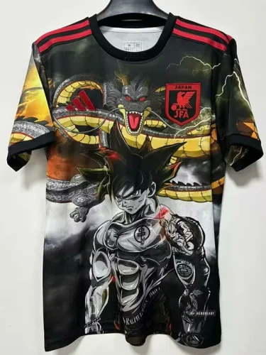 25-26 Japan Special Edition Fans Soccer Jersey (神龙黑赛亚人)