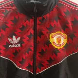 25-26 Man Utd Red Black Windbreaker