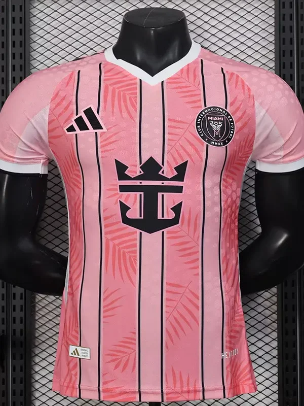 25-26 Inter Miami Pink Special Edition Player Version Soccer Jersey (V领)