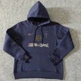 25-26 BAR Royal blue Hoody 宝蓝色(加绒)黑标