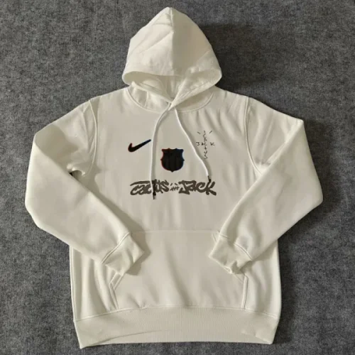 25-26 BAR White Hoody 白色(加绒)黑标