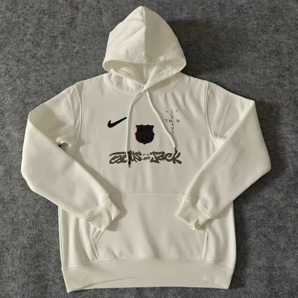25-26 BAR White Hoody 白色(加绒)黑标