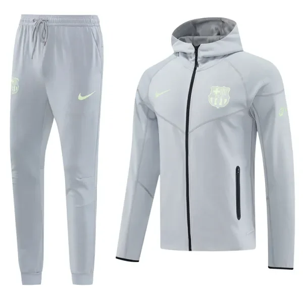 25-26 BAR Grey Hoodie Jacket Tracksuit #0l