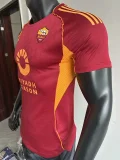 25-26 Roma Home Player Version Soccer Jersey