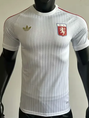 2024-25 Lyon 70th Anniversary White Player Version Training shirts