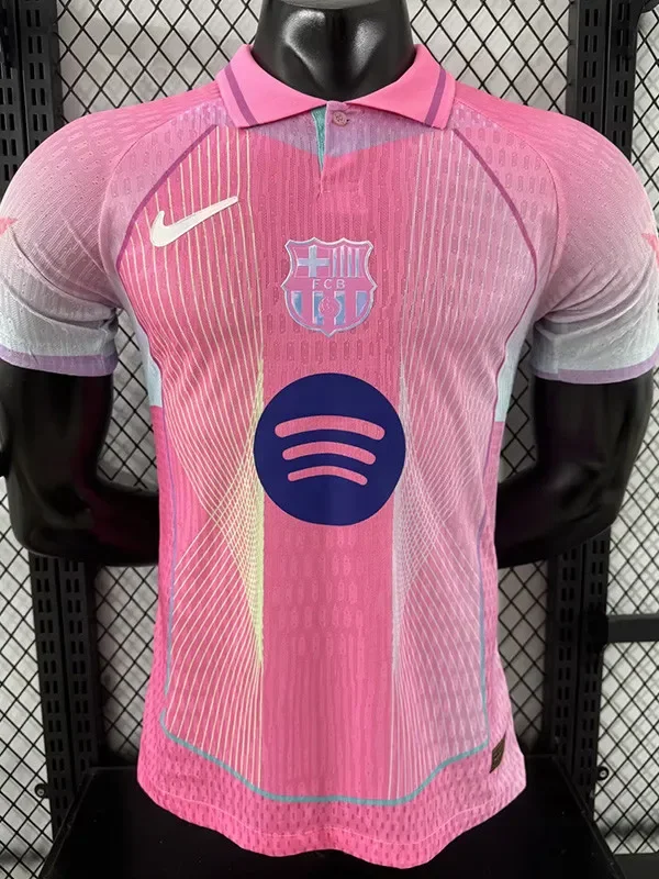 25-26 BAR Pink Special Edition Player Version Training shirts (有领)