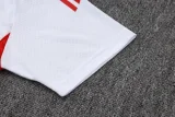 25-26 Bayern White Polo Tracksuit #C2516