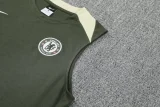 25-26 CHE Army green Tank top and shorts suit