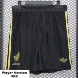 25-26 Mexico Gold Cup Black Player Version Shorts Pants (球员短裤)
