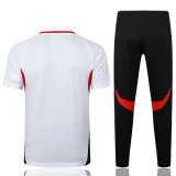 25-26 Bayern White Polo Tracksuit #C2516