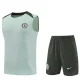 25-26 CHE Light green Tank top and shorts suit